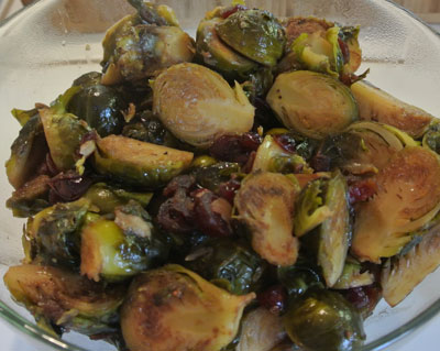 Brussel Spouts with Cranberry - International Cooking Blog