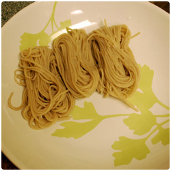 Soba noodles with tempura - The International Cooking Blog