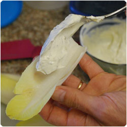 Belgian Endive with Cream Cheese - The International Cooking Blog
