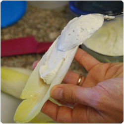 Belgian Endive with Cream Cheese - The International Cooking Blog