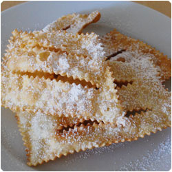 Chiacchiere - international cooking blog