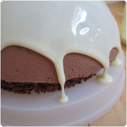 Bombe glacée - Chilled Chocolate Dome