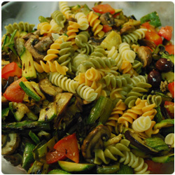 Cold Pasta with Grilled Veggies - International Cooking Blog