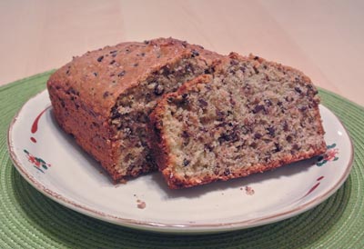 Hazelnut and Chocolate loaf cake - international cooking blog