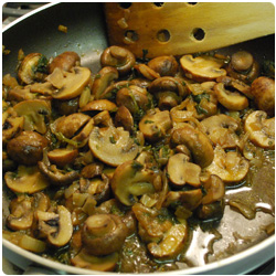 Hummus with Mushrooms - International Cooking Blog