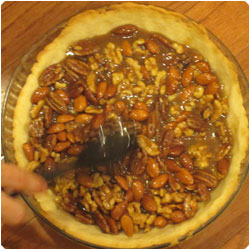 Nuts Pie - international Cooking Blog