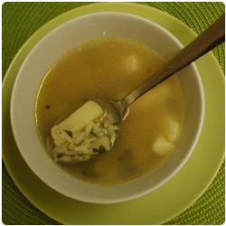 Parsely Rice Soup - The International Cooking Blog