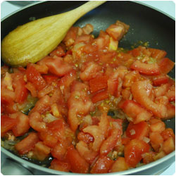 fresh tomato pappardelle - internatiolnal cooking blog