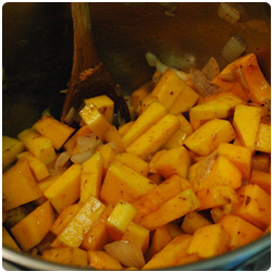 Pumpkin and coconut milk soup - International Cooking Blog