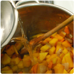 Pumpkin and coconut milk soup - International Cooking Blog