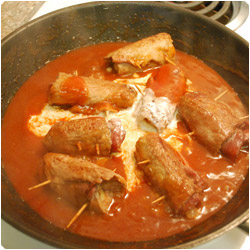 Scaloppini in Tomato Sauce - International Cooking Blog