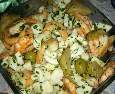 Sea Food Salad - International Cooking Blog