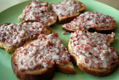 Speck canape - the International Cooking Blog