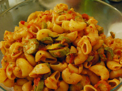 Pasta with Zucchini and Tomatoes - International Cooking Blog